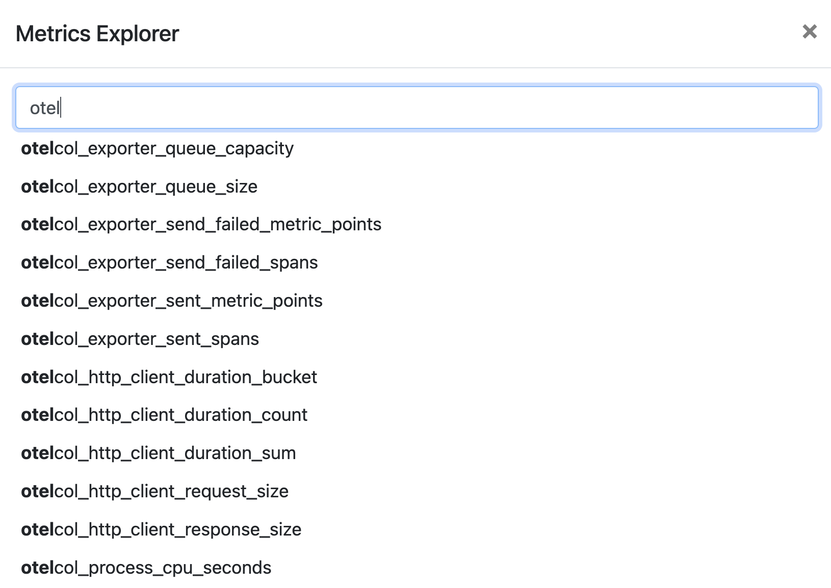 Prometheus OpenTelemetry Metrics