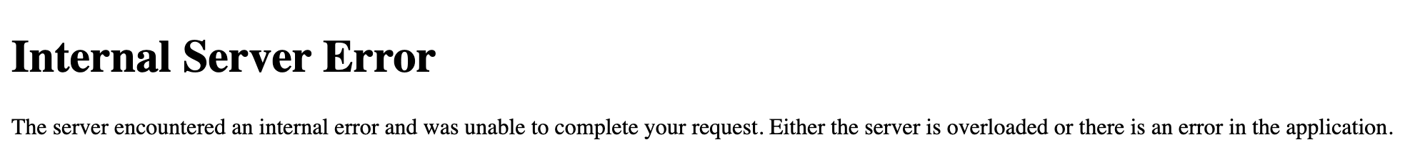 Failure on Flask side