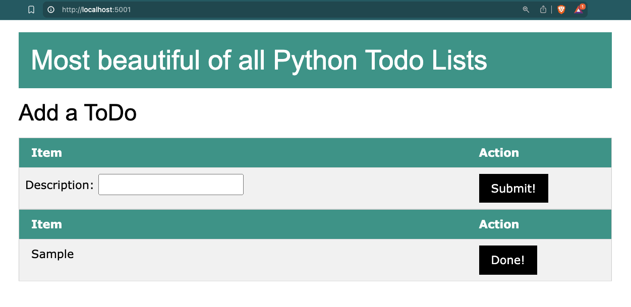 Python Web UI